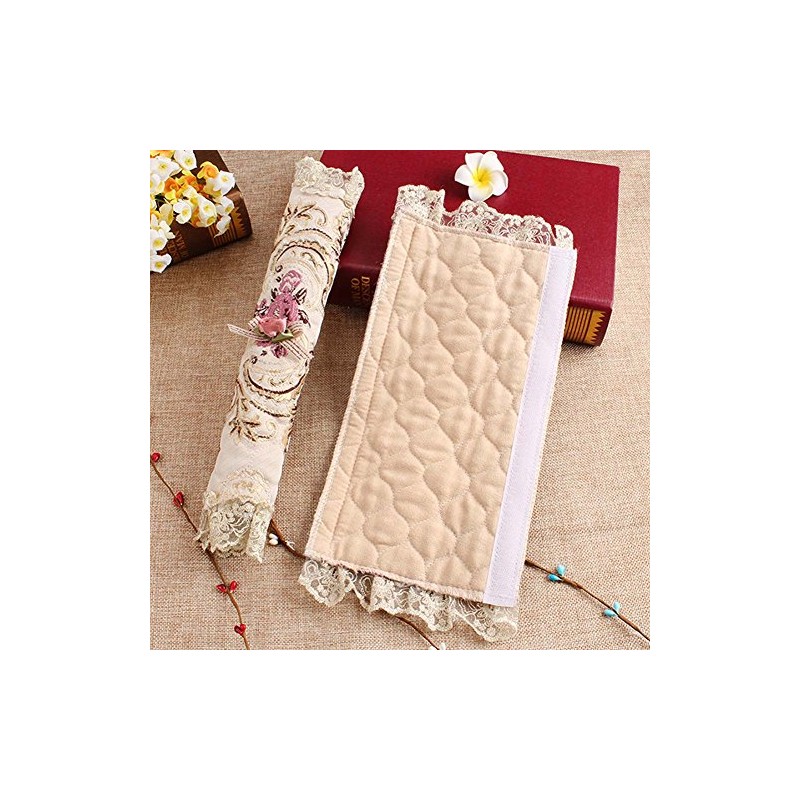 Luxury Lace Embroidery Refrigerator Fridge Door Handle Cover Handles Protector,