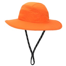Sombrero de sol para hombres y mujeres, protección UPF 50, sombrero de pesca, sombrero de verano, senderismo, jardín, safari, playa, Naranja, Talla única