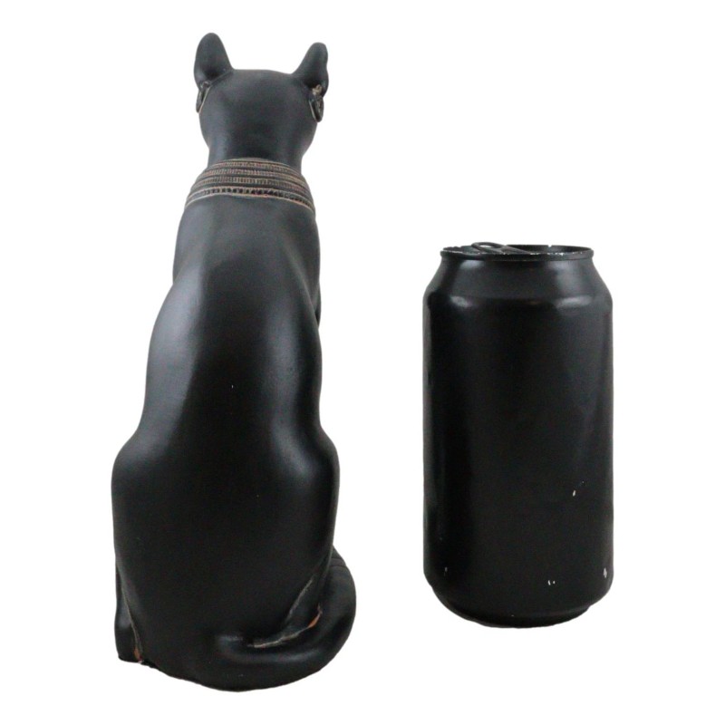 Ancient Egyptian Goddess Bastet Statue In Rustic Clay Finish Temple