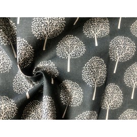 Grey Mulberry Tree Cotton Linen Fabric Natural Light Grey Hessian Jute Material Home Decor Curtain Upholstery- 150cm Wide Canvas (1 Metre)