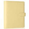Antner A5 PU Leather Binder 6 Ring Notebook Binder Cover