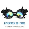UMBRELLALABORATORY Crystal Rainbow Kaleidoscope Rave Glasses Steampunk Goggles outfits accessories