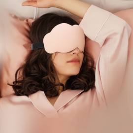 [Igeo Jjim] Cloud Sleep Eye Mask Eye Mask Blackout Eye Mask Cloud eye patch light pink 4ea