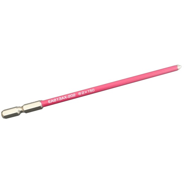 Esco EA813AX-202 #2 x 5.9 inches (150 mm) Thin Shaft Screwdriver Bit (with Short Sleeve Cover Included)