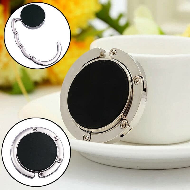 Handbag Hooks for Tables Portable Folding Alloy Purse Handbag Bag
