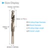 CoCud Pinch Shank Drill 15.5mm Advanced Titanium & Nitride Coated