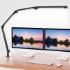 Dimmable Adjustable Swing Arm Desk Lamp in Sleek Matte Black