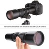 500mm F8-F32 Manual Fixed Focus DSLR Telephoto Lens for Nikon