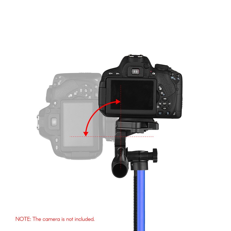 Andoer Lightweight Photography Tripod Stand Aluminum Alloy 3kg Load Capacity