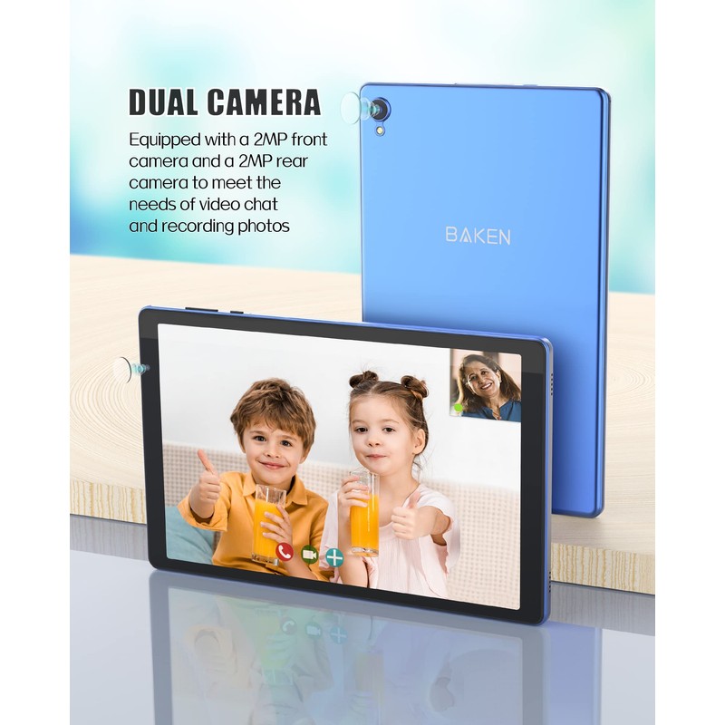 BAKEN Tablet 10 inch Android Tablets, Android 12 Tablet Quad