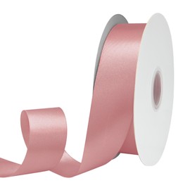 GTYBOVA 1-1/2 Inch x 100 Yards Double Face Dusty Pink Satin Ribbon 100% Polyester Multiple Colors Available Ideal for Gift Wrapping Crafts Wedding Christmas Decor