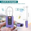 ZHEGE Suitcase Lock, Combination Lock Suitcase with Flexible Cable, TSA