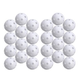 YeahiBaby Golf Training Balls Practice Balls 24 Pieces (White)
