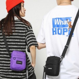 Mini shoulder bag cross bag simple casual small shoulder bag Men's shoulder bag black/ONE 2ea