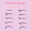 YAFIYGI Eyeliner Stencils Eyeliner Stencil Set 6 in 1 Reusable