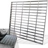 MASSLUNT Galvanized Steel Drain Grate, 20x20 Outdoor Drain Cover, B
