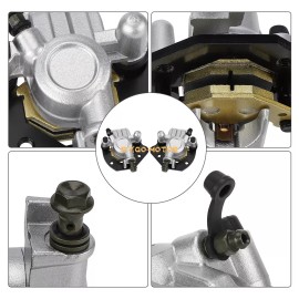 M MATI Front L+R Brake Calipers for Suzuki LT250R 85-92 LT230E 87-93 LT230S 85-88