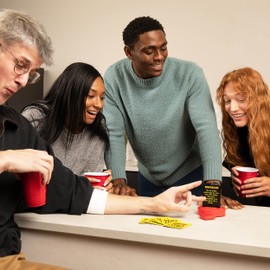 Spin The Dare By Buzzed, Drinking Games, Games For Adults And Card Games For Social Gatherings, Appropriate For Ages 21+, Includes 250 Dare Cards, 1 Spinner, And Instructions