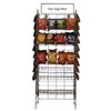 Potato Chip Rack w/ 5 Shelves and 48 Clips