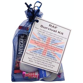 SMILE GIFTS UK MILITARY/NAVY/ARMY/RAF Novelty Survival Kit Gift (RAF)