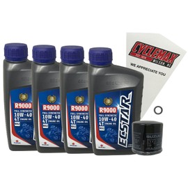 Cyclemax Full Synthetic Oil Change Kit compatible with 1999-2020 Suzuki GSX1300R Hayabusa