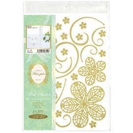 Sanko Mark Industrial Wall Sticker Glitter Beads Flower 8.3 x 11.7 inches (21 x 29.7 cm) House Gida JWS-124