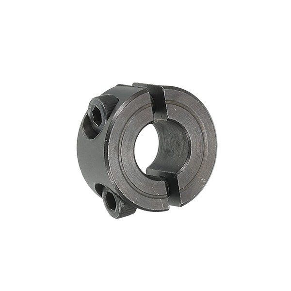 uxcell Shaft Collar 8mm Bore Double Split Carbon Steel Clamping Collar Shaft Collar with Set Screw Black