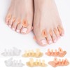 LALASTYLE 3 Pairs Toe Separators Soft Gel Toe Spacers for