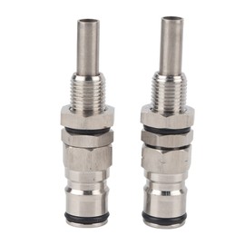 2pcs/ Set Stainless Steel Sturdy Keg Beer Ball Lock Post Connector