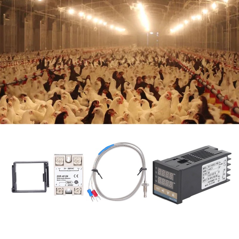 Digital PID Thermostat Kit Waterproof High Accuracy Professional PID REX