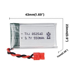 Cheerwing 4pcs 3.7V 550mAh Battery and 4-in-1 Charger for Cheerwing Syma X5SW-V3 Drone