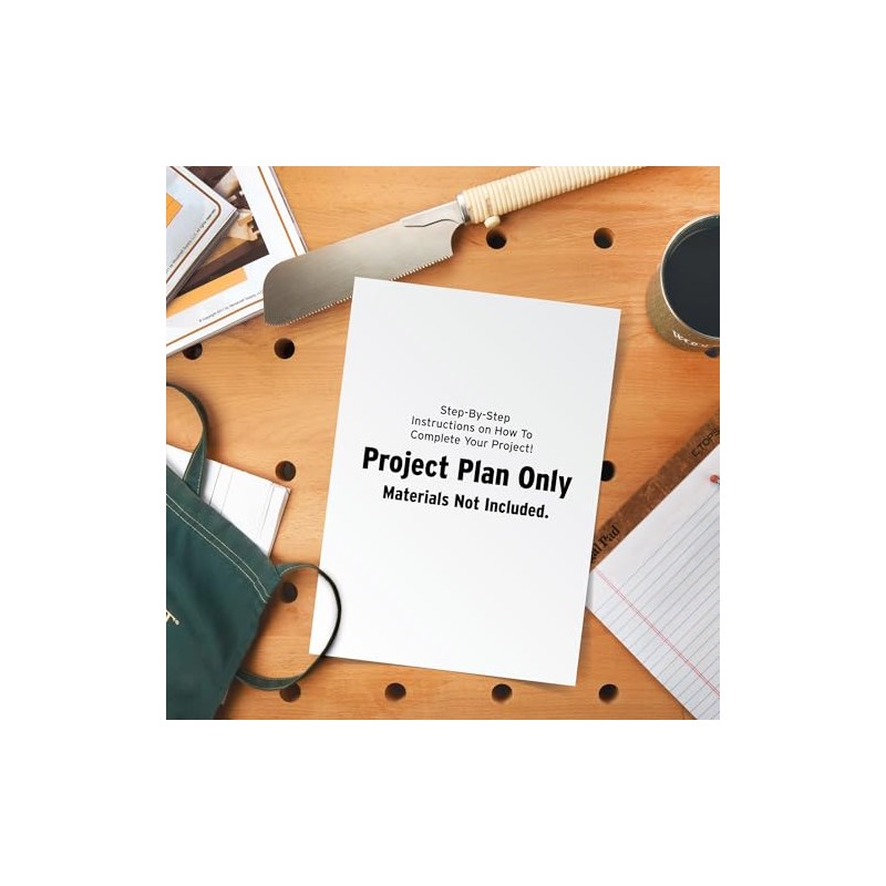 WOODCRAFT Project Paper Plan to Build Paintable Nativity Scene -