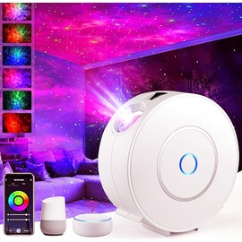 Galaxy Projector for Bedroom, Star Projector,Smart APP & Voice Control Galaxy lamp, Compatible with Alexa & Google Home, for Kids Adults Bedroom,Room Decor,Game Room,Party