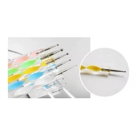 Mussa 5 Punteros Dobles Para Manicura Y Decoración De Uñas Mussa