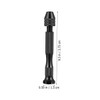 LALAFINA 1 Set Hand Drill Pin Vise with Drill Bits