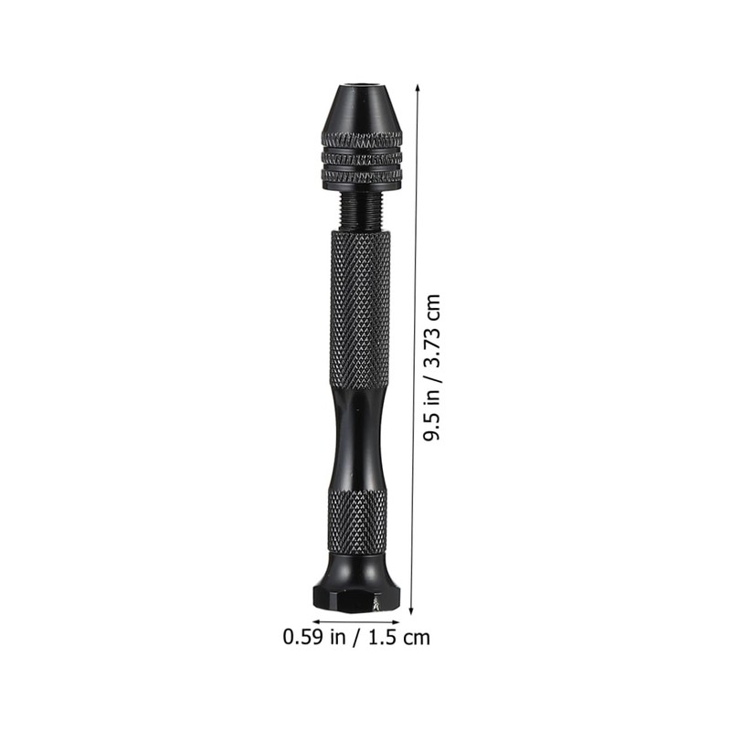 LALAFINA 1 Set Hand Drill Pin Vise with Drill Bits