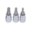 QANYEGN 10 Pcs Triple Square Spline Bit Socket, Spline Socket