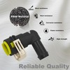 Cooling Water Hose Connector Heater Pipe Connector Compatible with Mazda