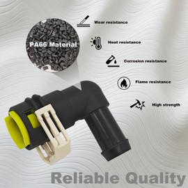 Cooling Water Hose Connector Heater Pipe Connector Compatible with Mazda 3 2007-2013 CX-7 2007-2013 CX-9 2007-2013 Replace# B37F-61-240