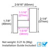 Angle Simple Bathroom Towel Hook, SUS304 Stainless Steel Bath Towel