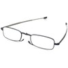 Foster Grant Gideon Rectangular Reading Glasses, Blue/Transparent, 64 mm +