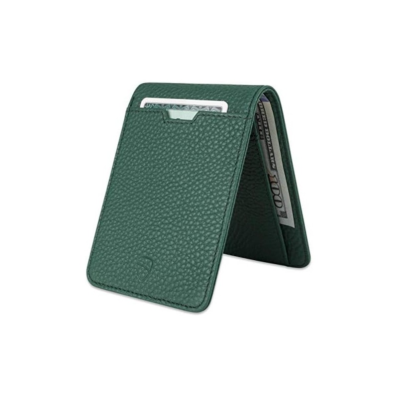 Vaultskin Cartera Bifold de Piel con Bloqueo RFID, Billetera Slim