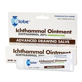Globe Ichthammol Ointment 20% 1 oz Tube - 1 pack