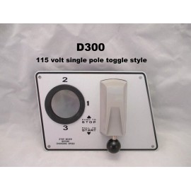 Hobart mixer D300 switch On Off Etched plate ass. 115 volt toggle switch,