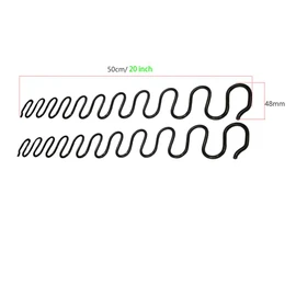 Catkio Sofa replacement Springs,2 PCS 20" Spring with 8 PCS S Clips,4.0 Wire Diameter Sofa Spring Repair Kit Compatible with Seating In Furniture Interior Decoration, Automotive, or Other Applications