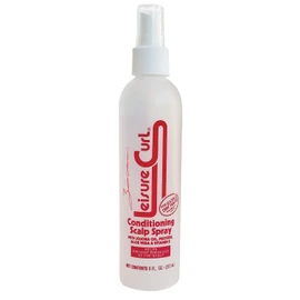 Leisure Curl Conditioning Scalp Spray Regular, 8 fl oz - Pure Aloe Vera, Vitamin E, Jojoba oil and Protein Enriched Dry Hair Treatment