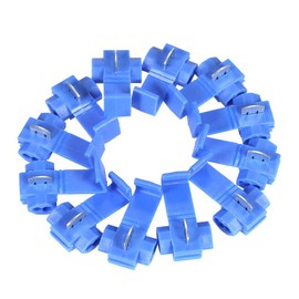 KafTon Assorted 25x Red Blue Yellow Wire Connectors Quick Splice Terminals Crimp Electrical