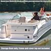 X AUTOHAUX Bimini Top Storage Boot with Light Hole Boat