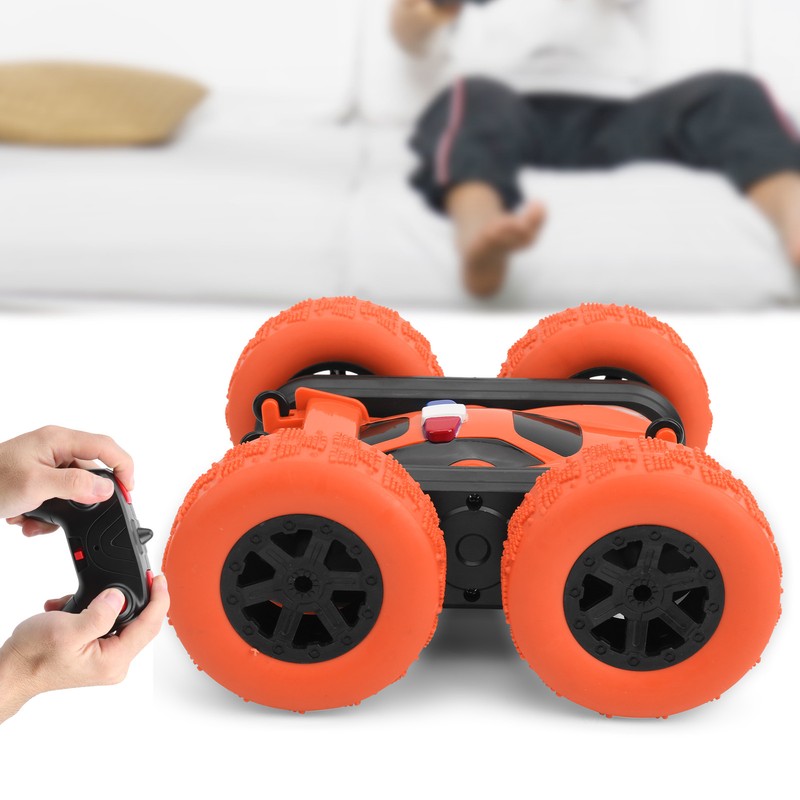 DoubleSided Stunt RC Car 360 Degrees Rotation Spraying Remote Control