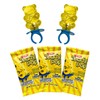 Sour Lemonade Teddy Pop Ring Lollipops - 40 Count -